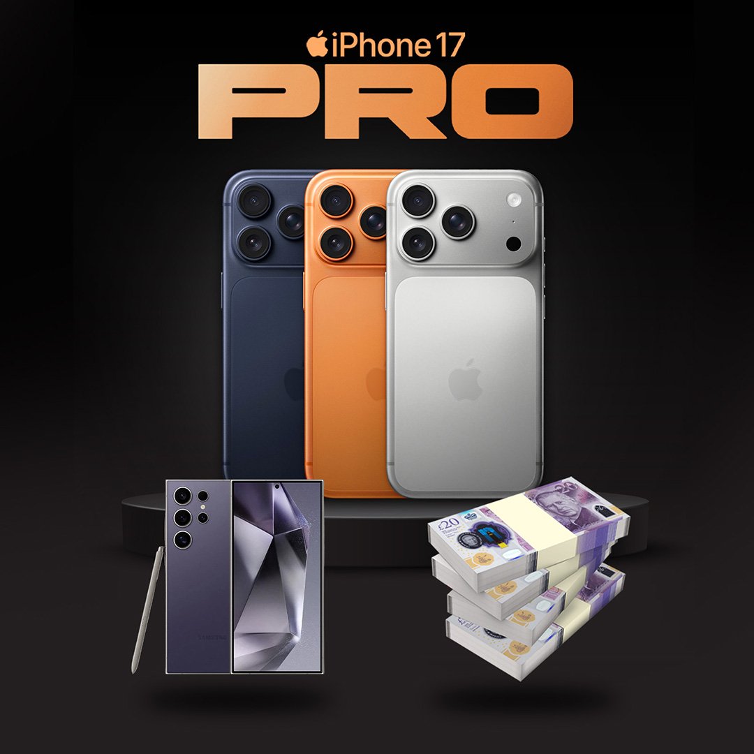 New - iPhone 17 Pro max or £1000 Cash